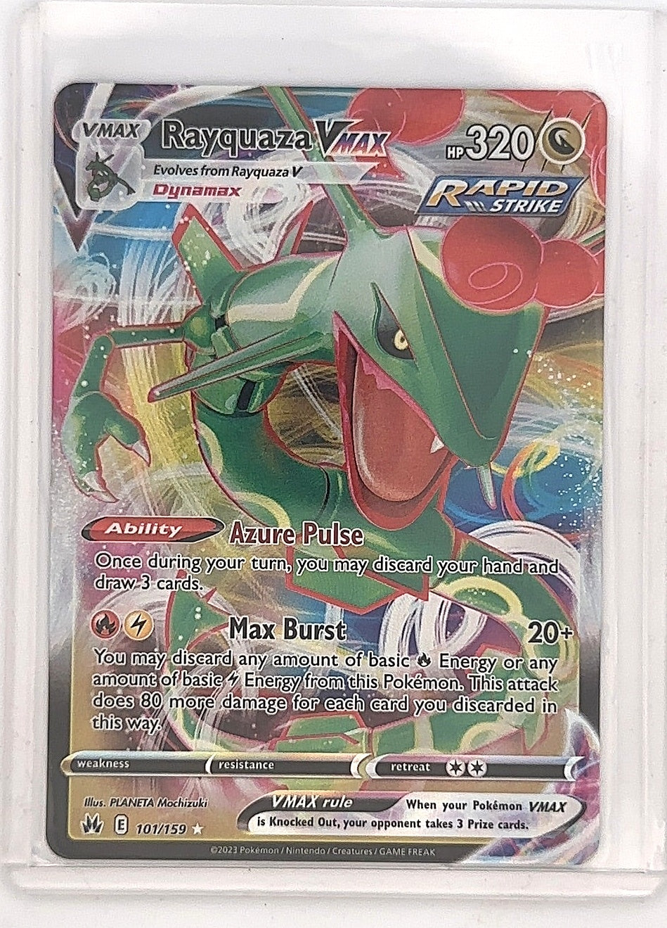 Rayquaza VMAX (101) #101/159 — front