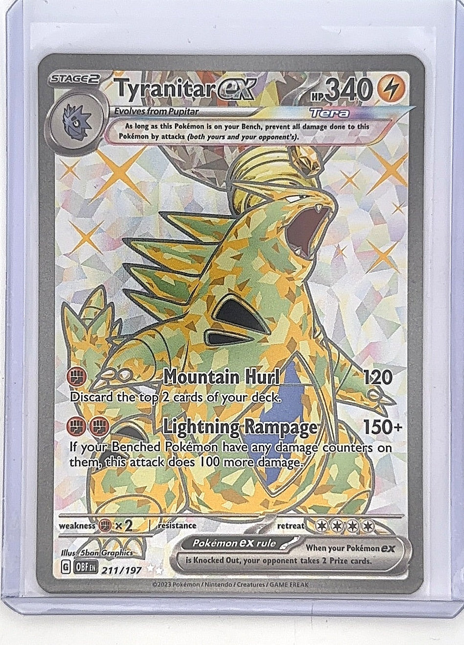 Tyranitar ex - 211/197 #211/197 — front