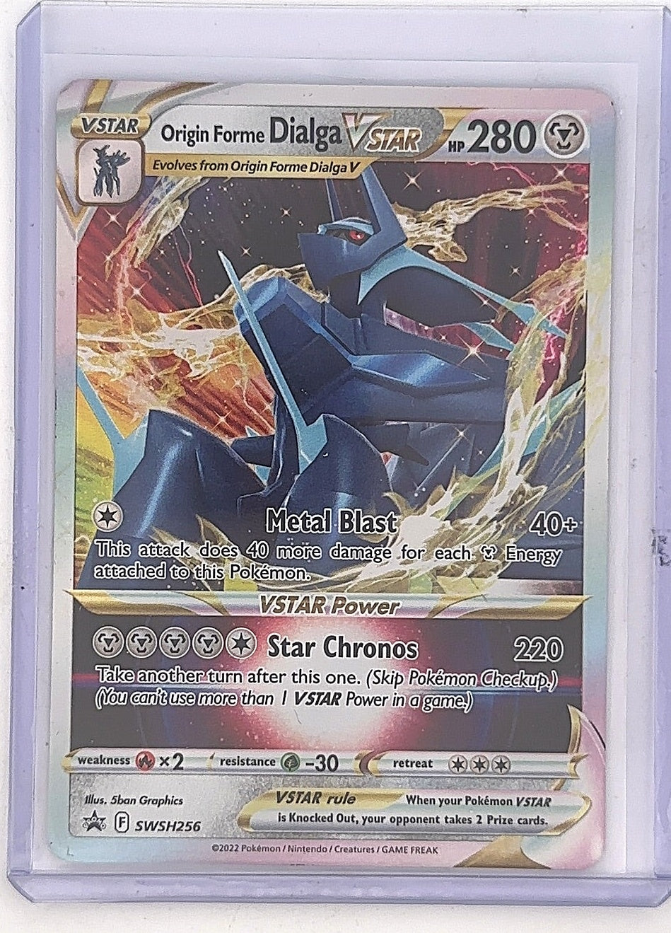 Origin Forme Dialga VSTAR #SWSH256 — front