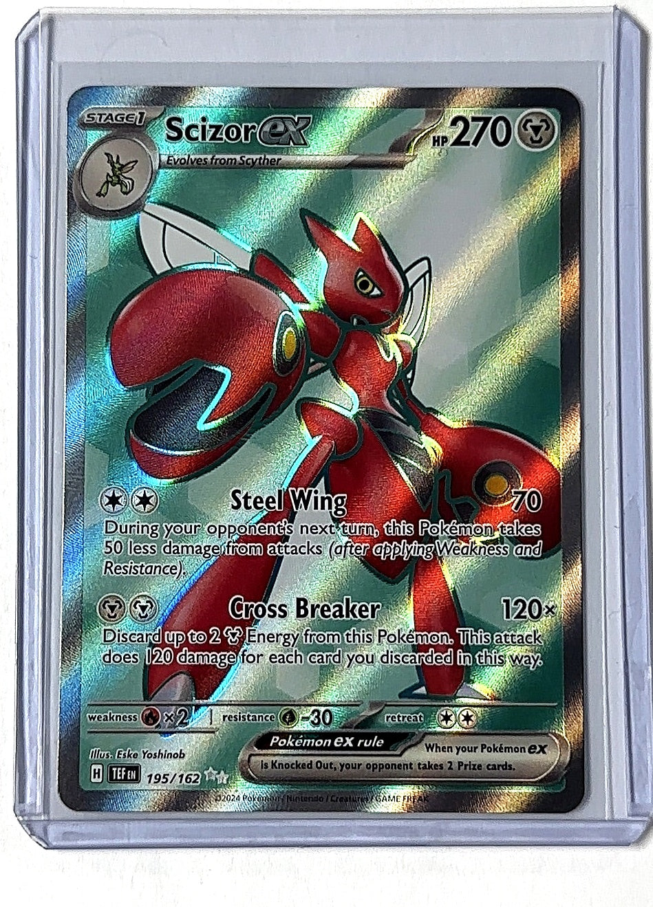 Scizor ex - 195/162 #195/162 — front