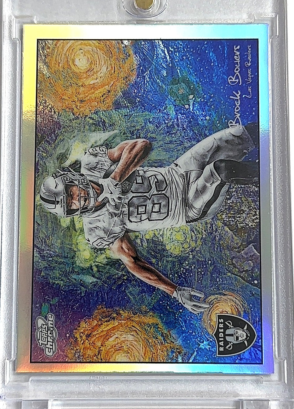 2025 Topps Cosmic Chrome Stars in the Night Brock Bowers #STN-21 — front