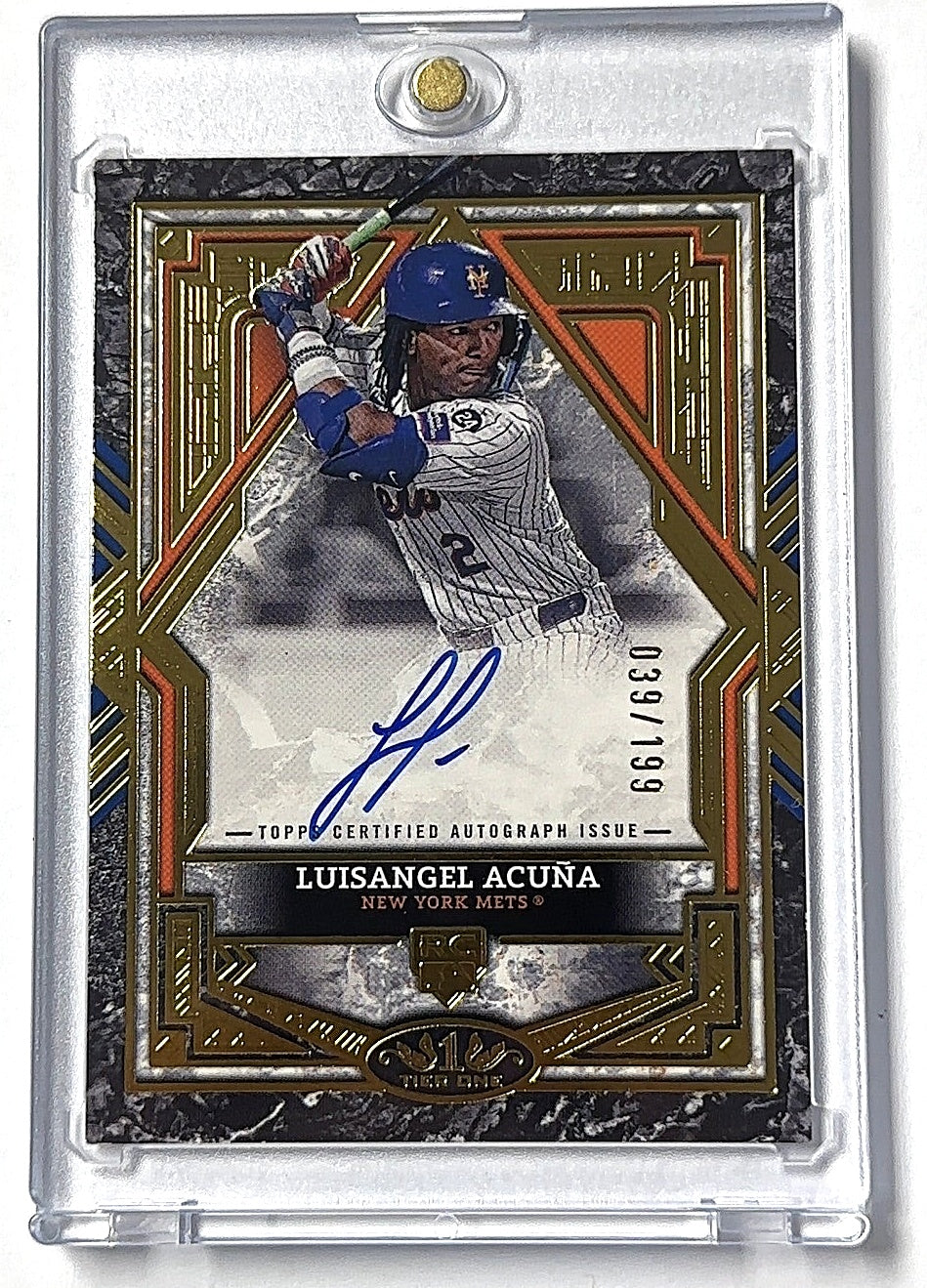 2025 Luisangel Acuna Topps Tier One Auto /199 — front