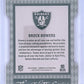 Brock Bowers Elite Series Status 51/89 Rookie Card — back