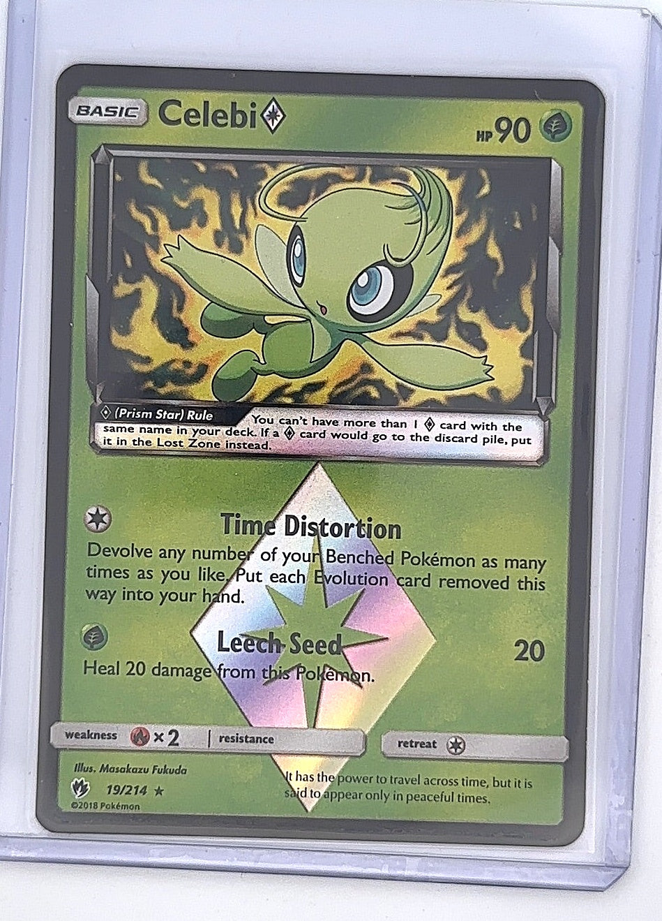 Celebi Prism Star #19/214 — front