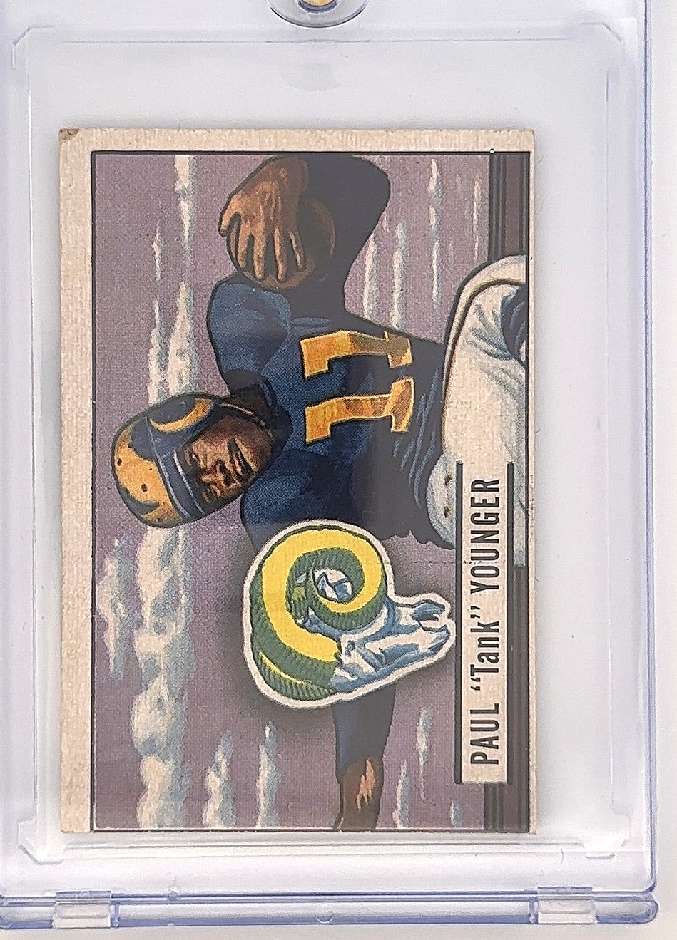 Paul Younger #112 1951 Series Football Picture Cards 1951 Bowman Gum — front
