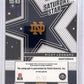2025 Panini Prizm Draft Picks Saturday Star Signature Riley Leonard [Purple Ice] #SSS-RLD — back