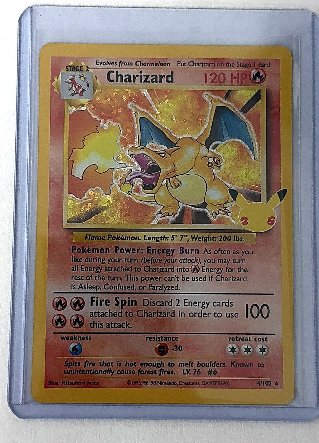Charizard #4/102 — front