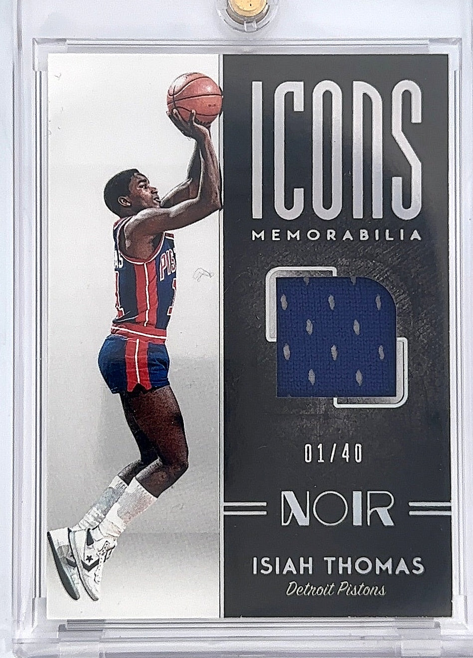 Isiah Thomas 01/40 Patch 2019 — front