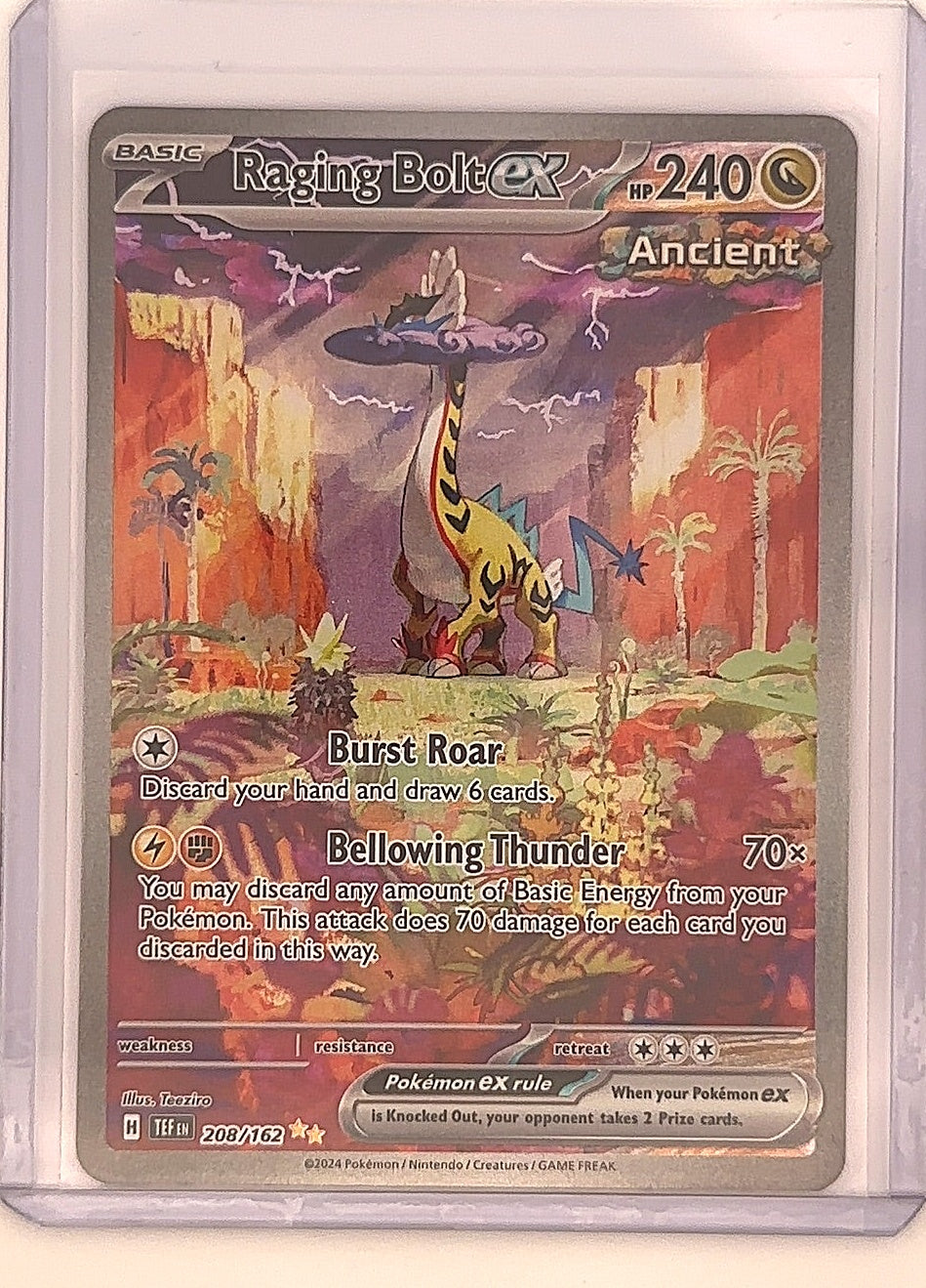 Raging Bolt ex - 208/162 #208/162 — front