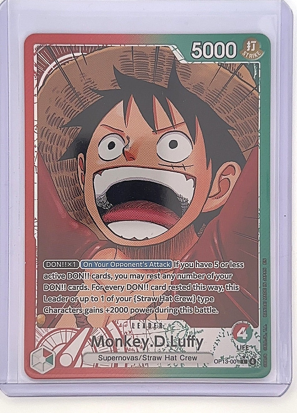 Monkey D Luffy OP13-001 L — front