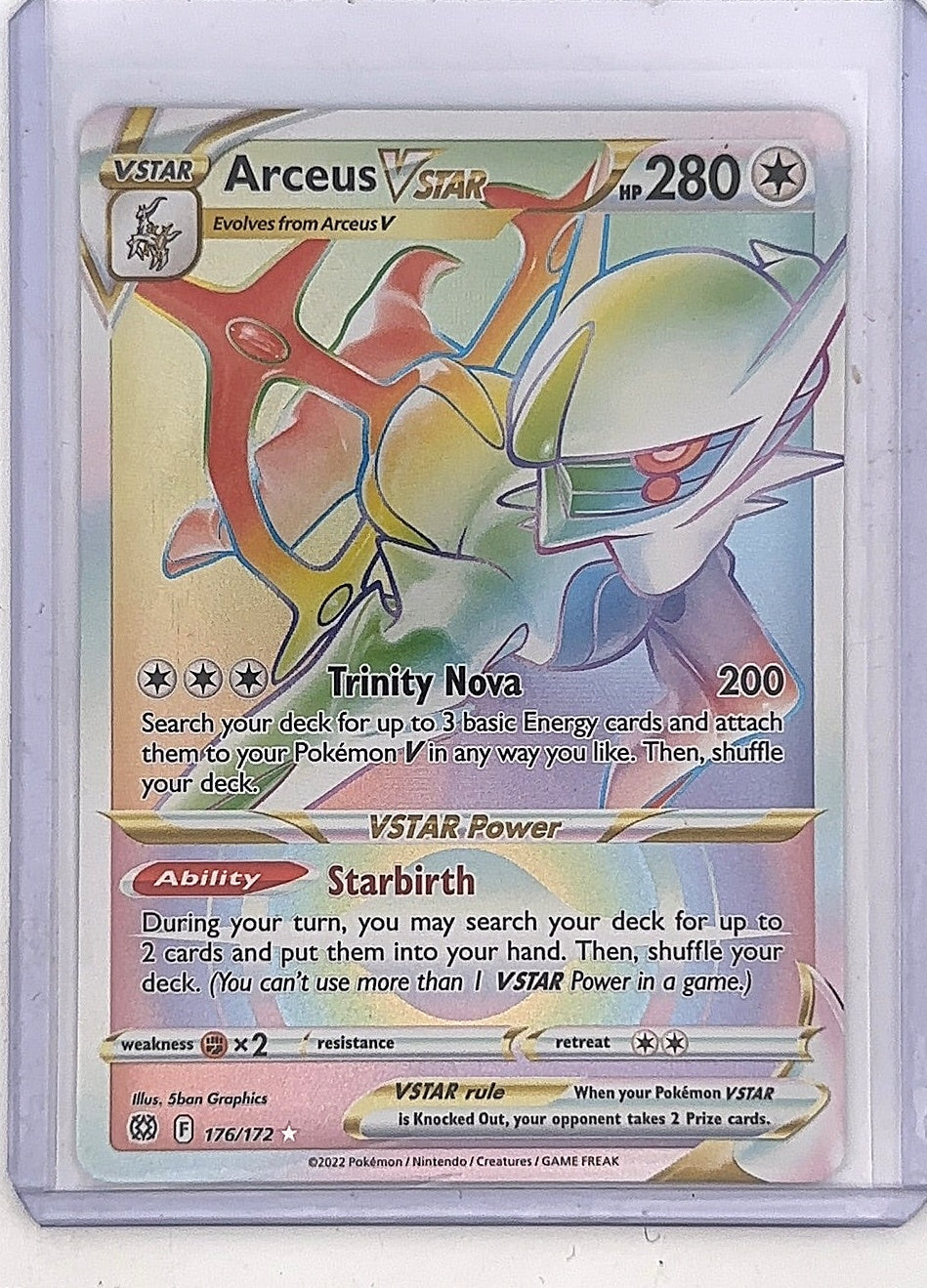 Arceus VSTAR (Secret) (176) #176/172 — front