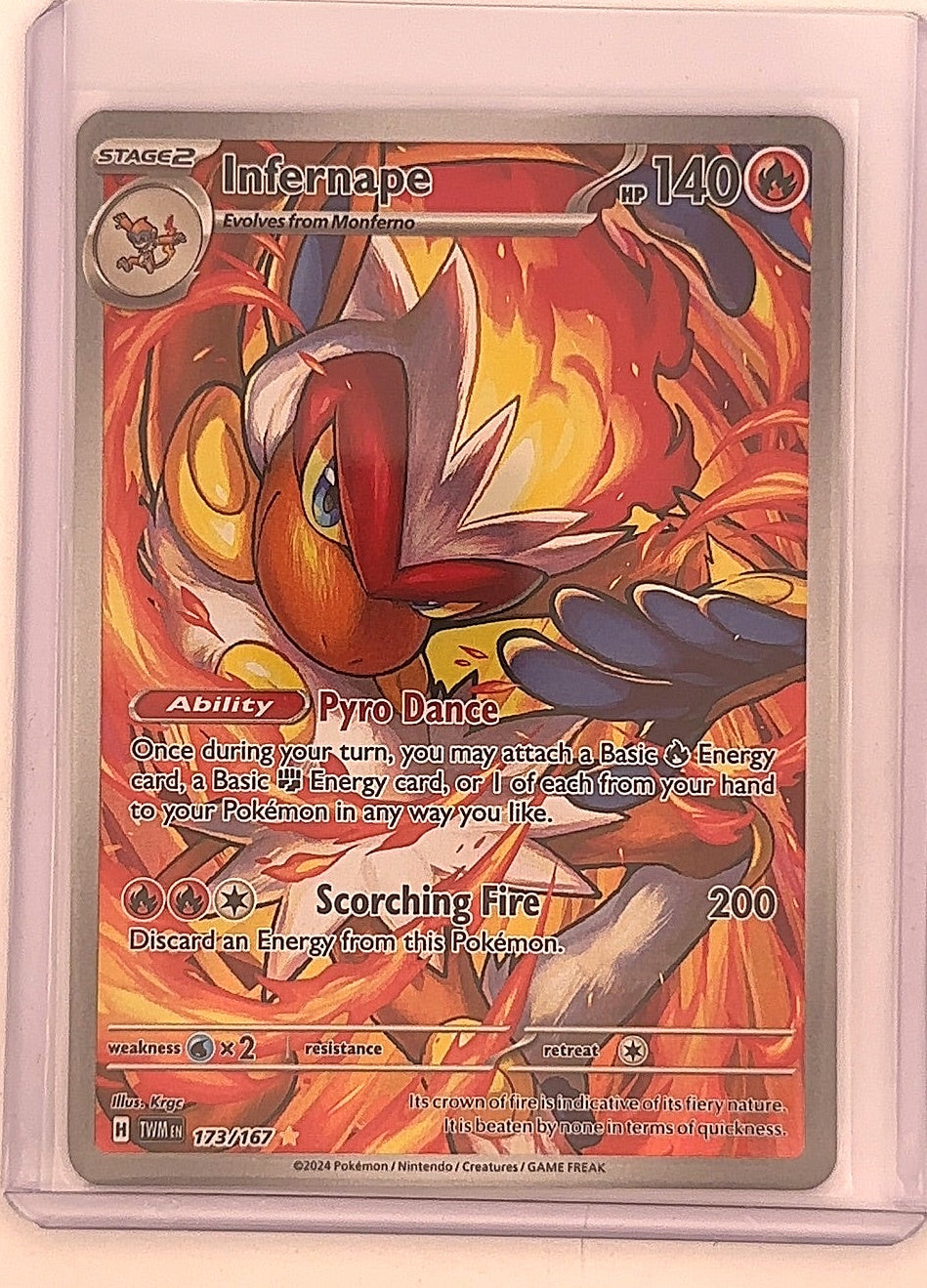 Infernape - 173/167 #173/167 — front