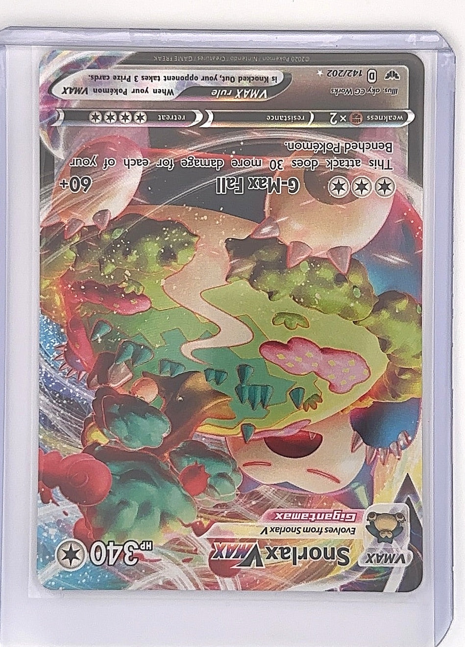 Snorlax VMAX #142/202 — front