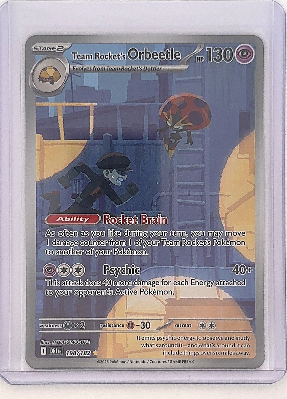 Team Rocket's Orbeetle - 198/182 #198/182 — front