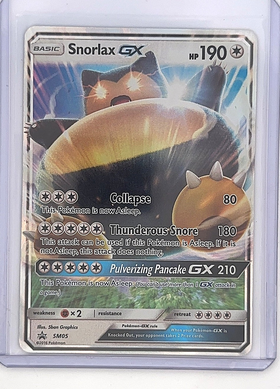 Snorlax GX - SM05 #SM05 — front