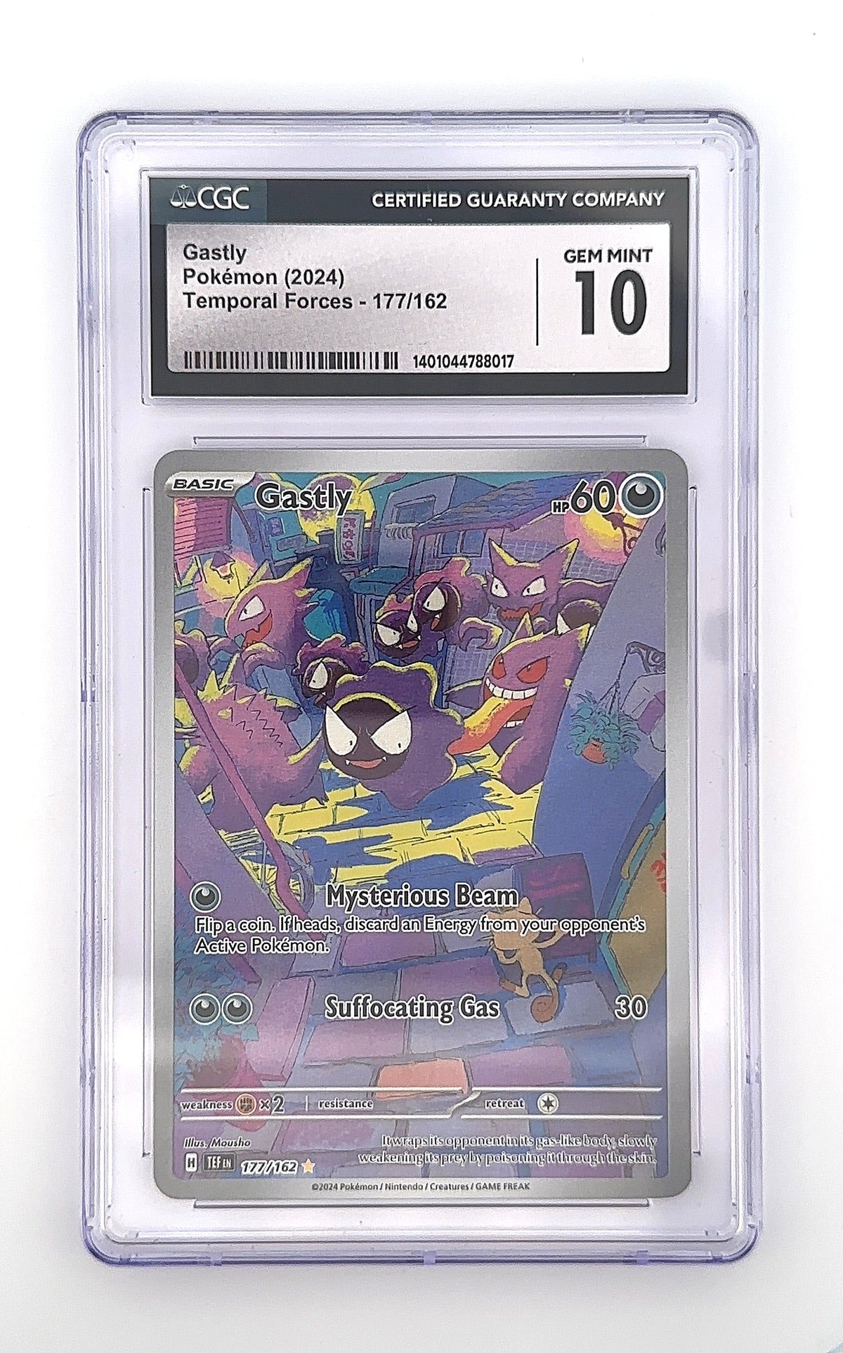 Gastly - 177/162 #177/162 CGC PRISTINE 10 — front