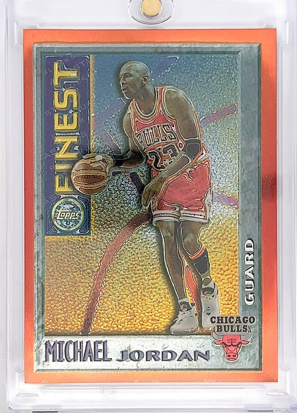 1995 Finest Mystery Michael Jordan [Orange Bordered] #M1 — front