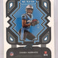 Chuba Hubbard Obsidian Rookie Patch Auto /10 — back