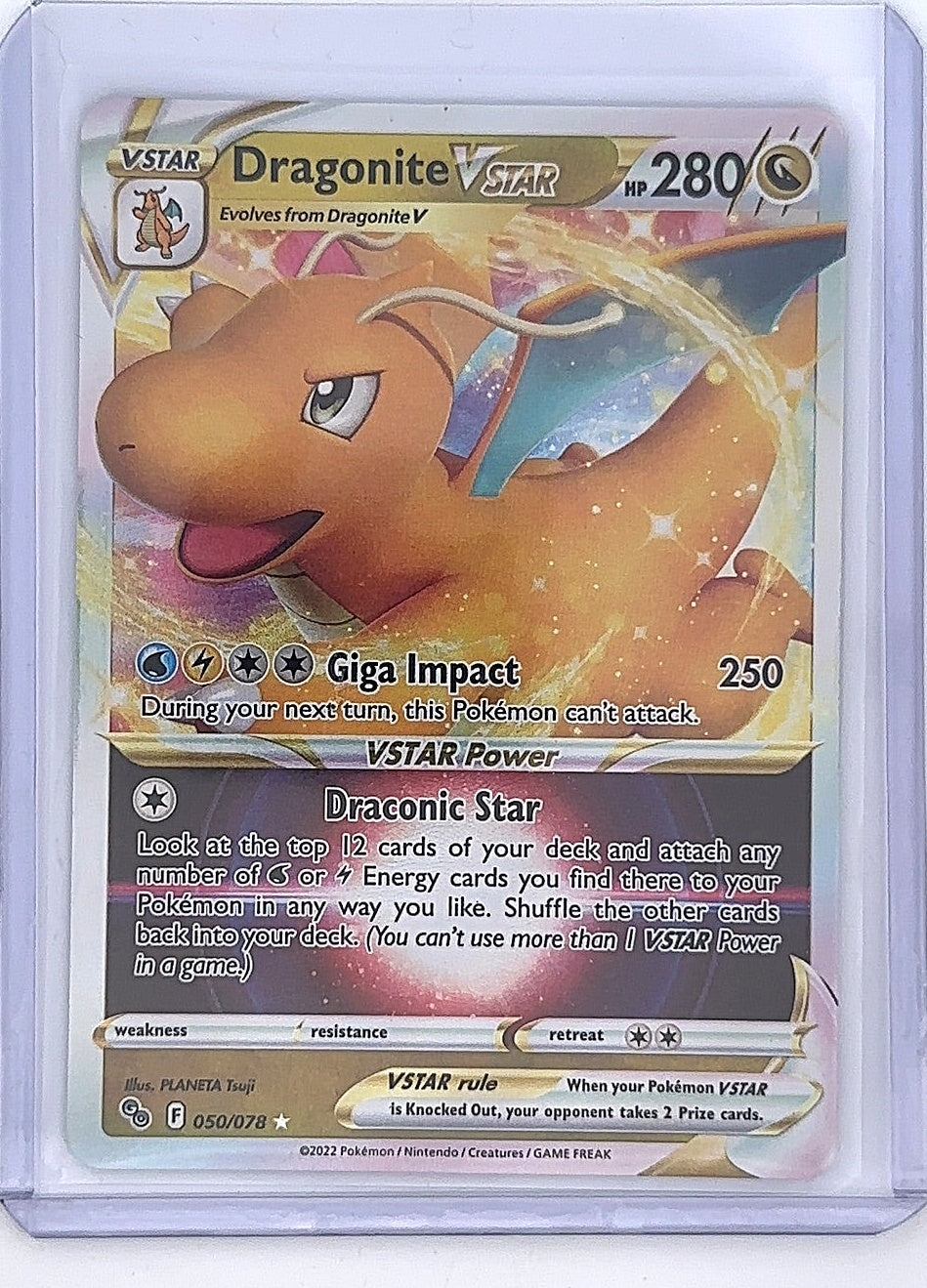 Dragonite VSTAR #050/078 — front