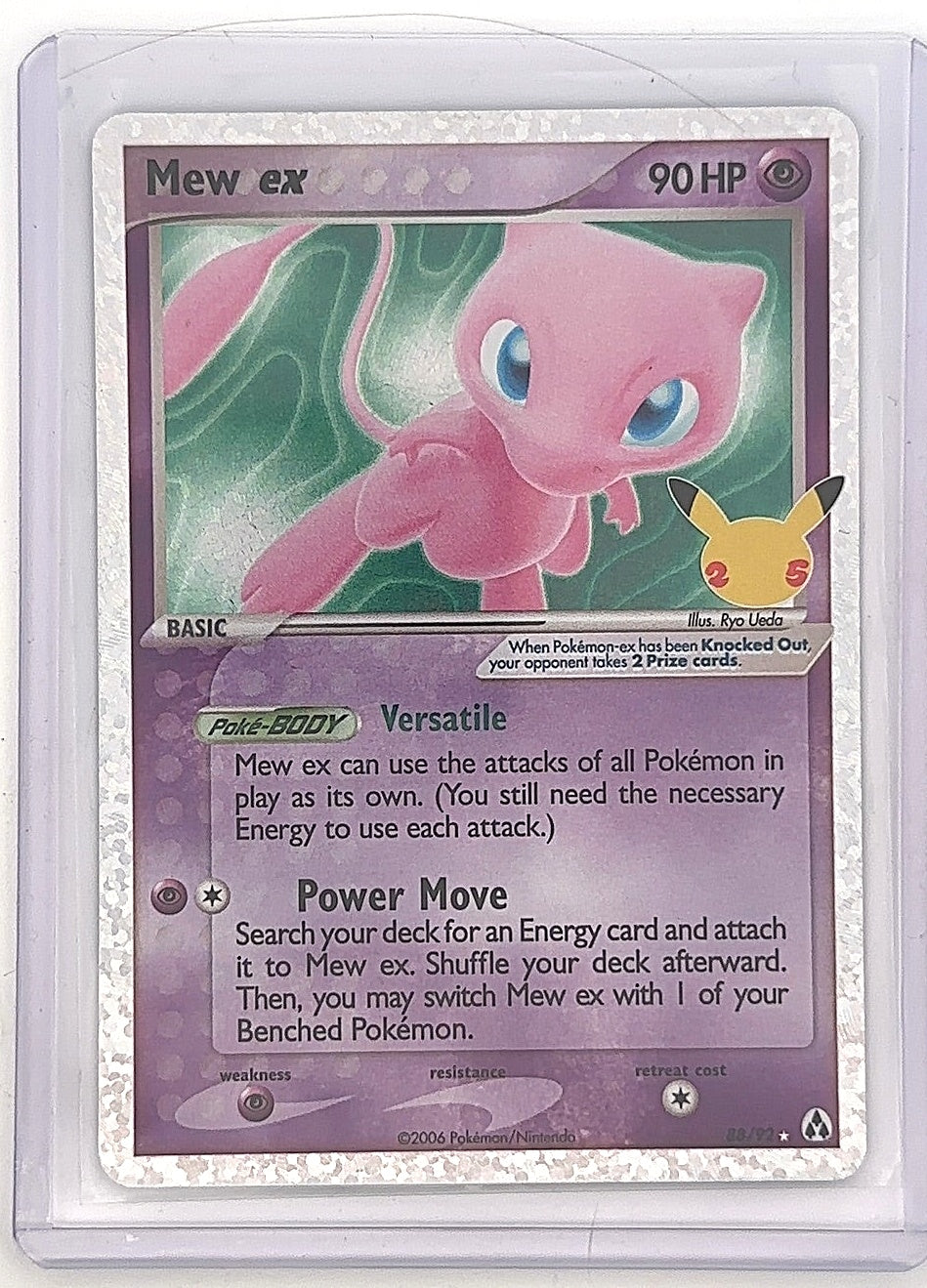 Mew ex #88/92 — front