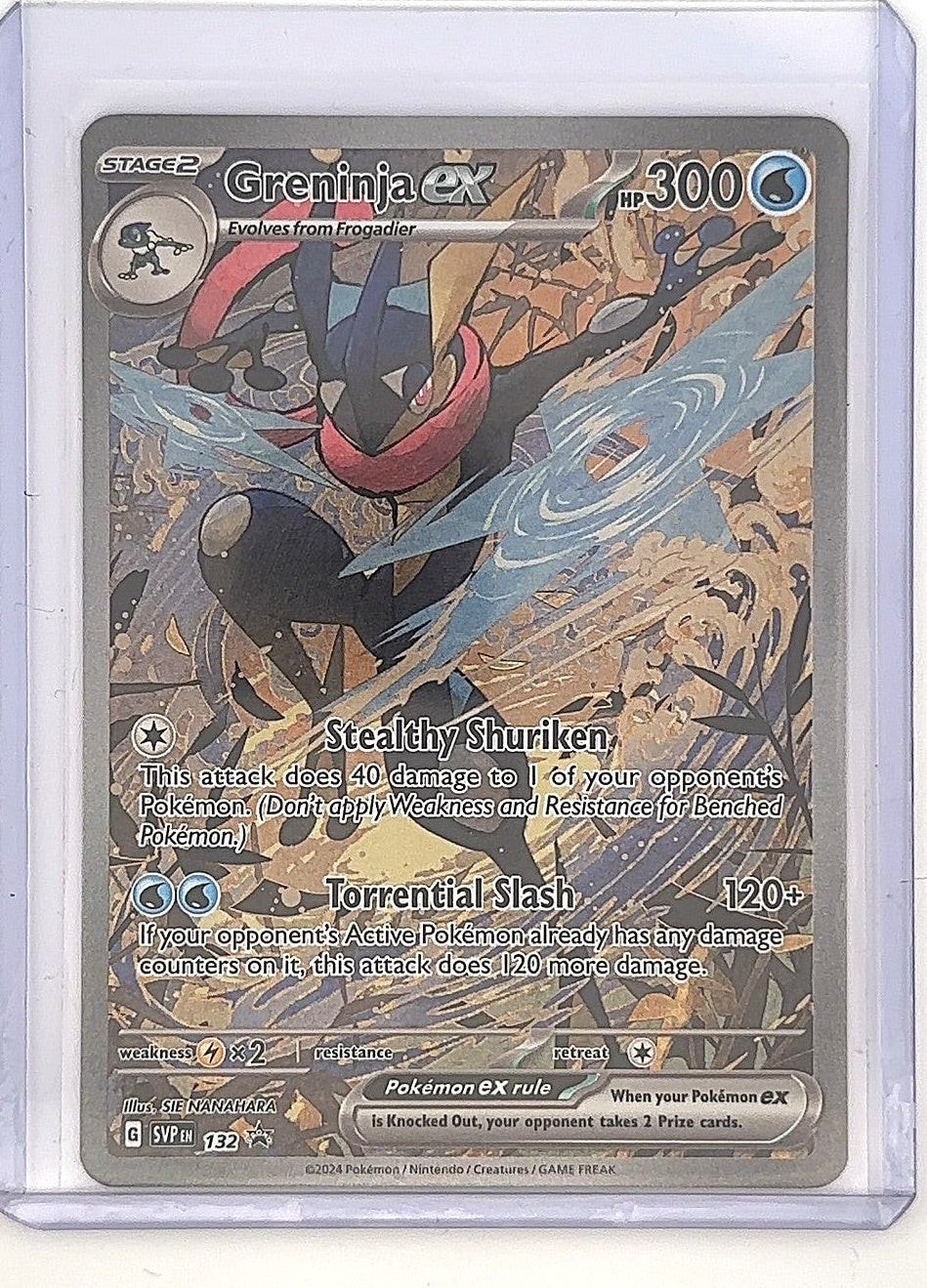 Greninja ex - 132 #132 — front