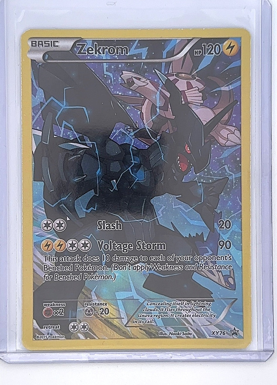 Zekrom (Full Art Promo) #XY76 — front