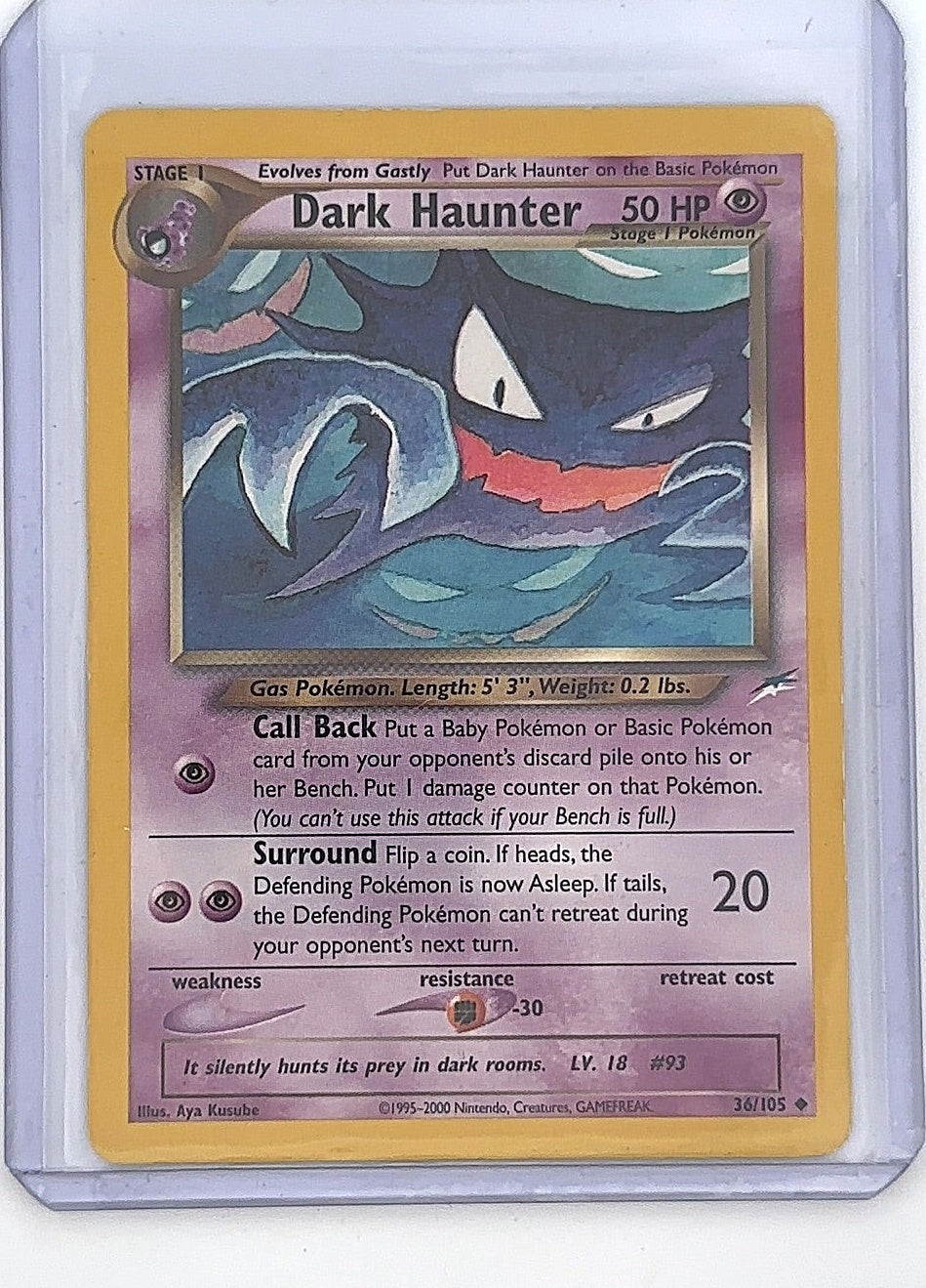 Dark Haunter #036/105 — front