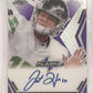 2020 Leaf Trinity Patch Autograph Justin Herbert #PA-JH2 — front