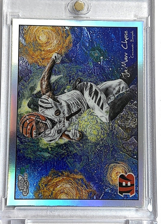 2025 Topps Cosmic Chrome Stars in the Night Ja'Marr Chase #STN-17 — front