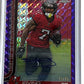 2025 Topps Chrome Autograph Bucky Irving [Purple Geometric Refractor] #BA-BI RC AUTO — front