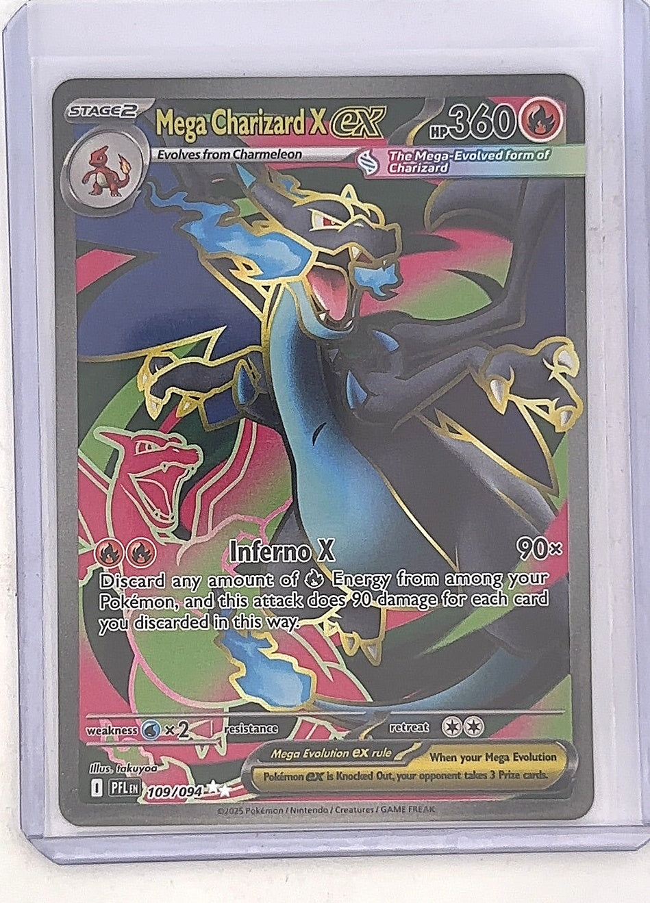 Mega Charizard X ex - 109/094 #109/094 — front