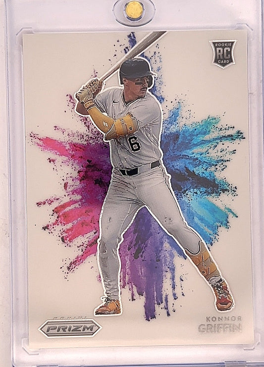2026 Panini Prizm Color Blast Konnor Griffin #12 — front