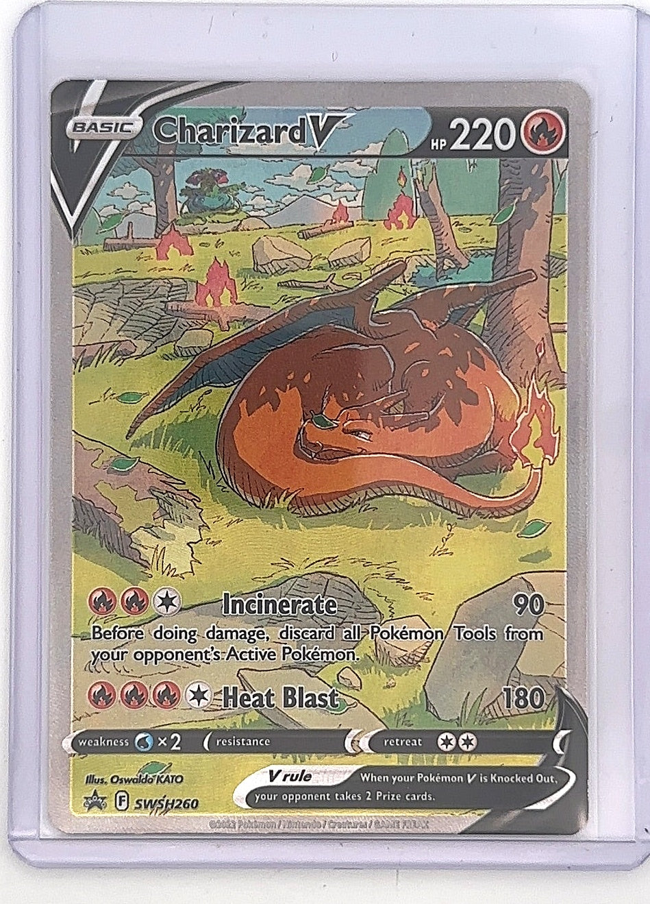 Charizard V - SWSH260 #SWSH260 — front
