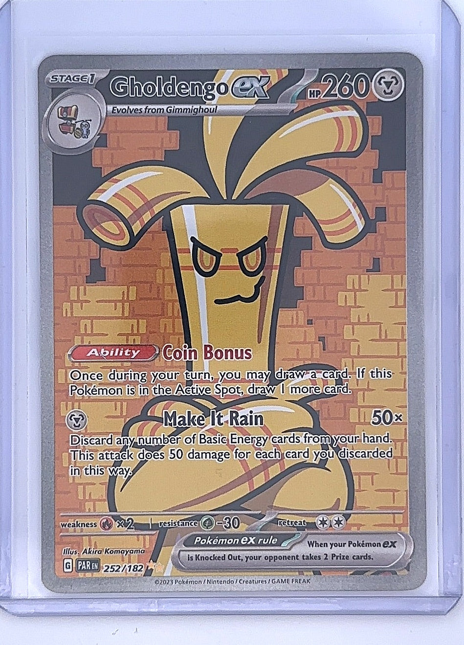 Gholdengo ex - 252/182 #252/182 — front