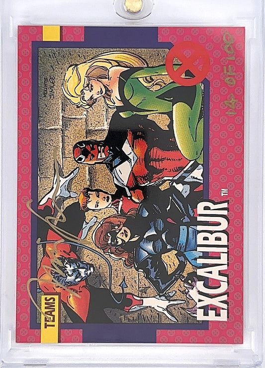 1992 Excalibur X-Men Series 1 Impel #75 — front