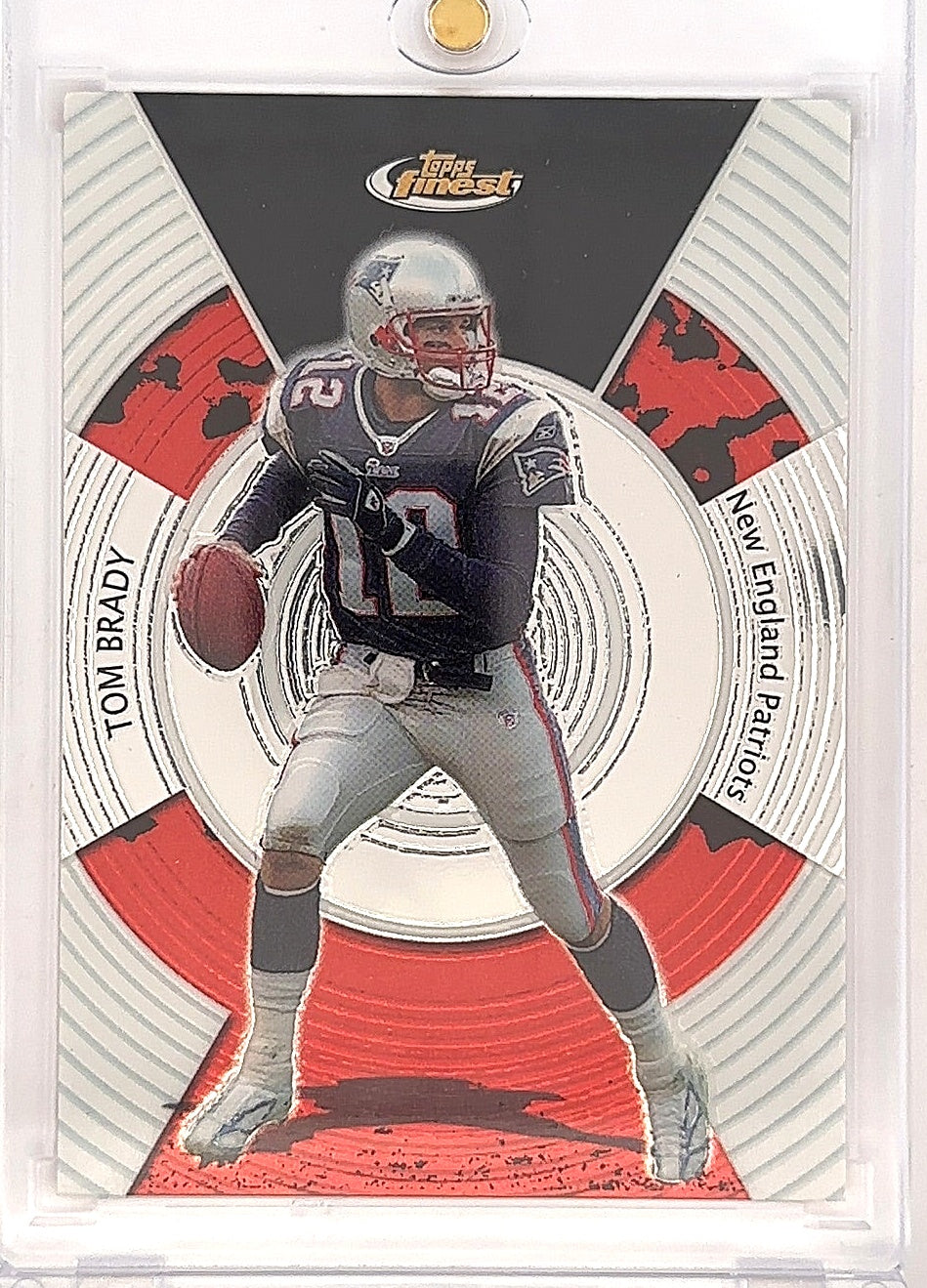 2005 Topps Finest Tom Brady #105 — front
