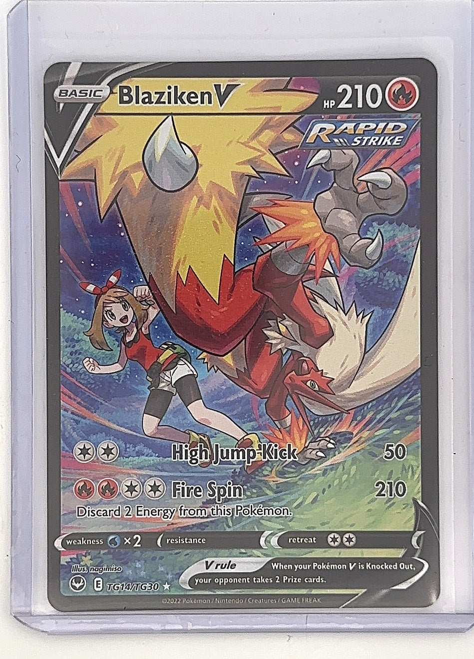 Blaziken V #TG14/TG30 — front