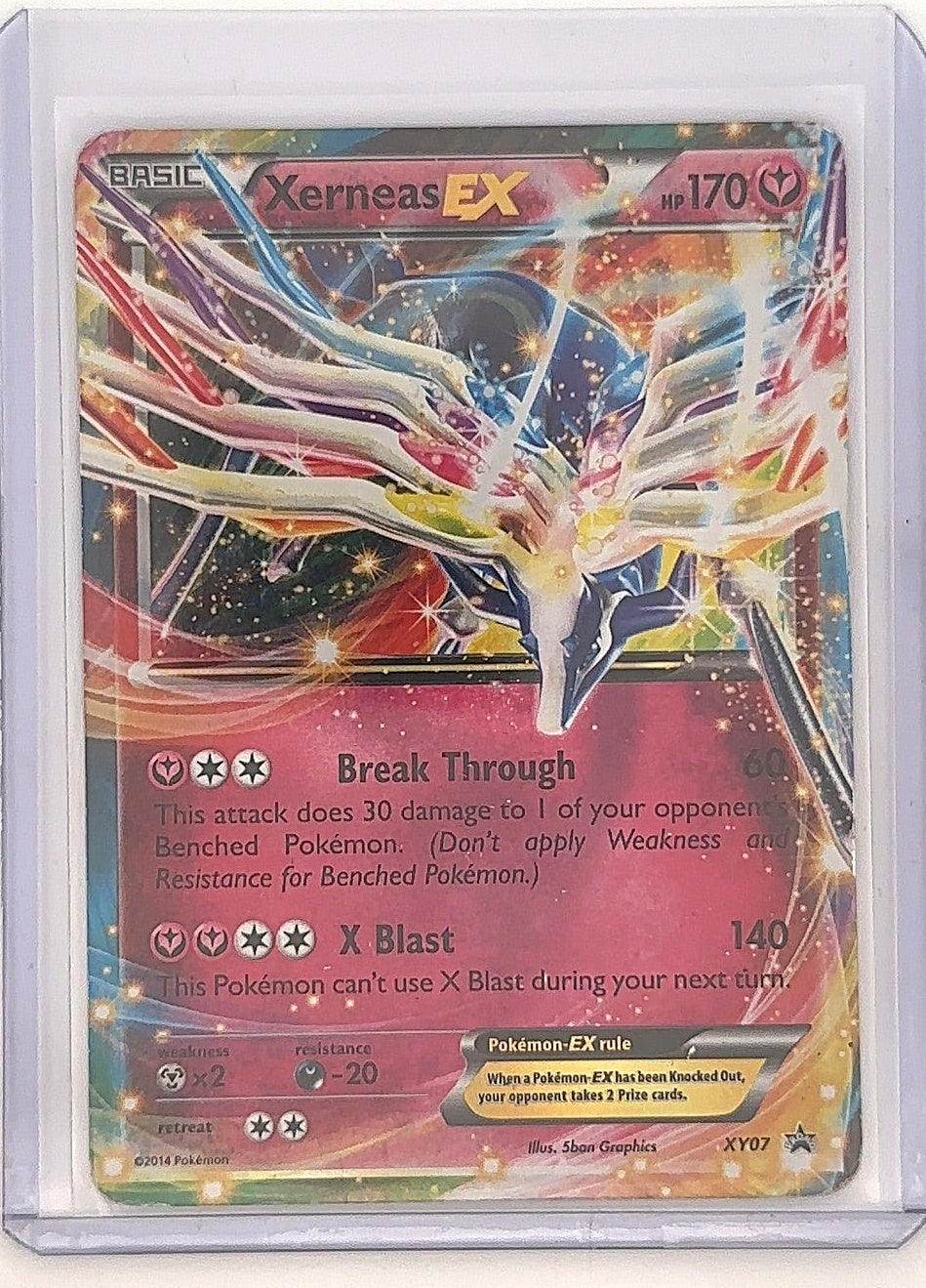 Xerneas EX - XY07 #XY07 — front
