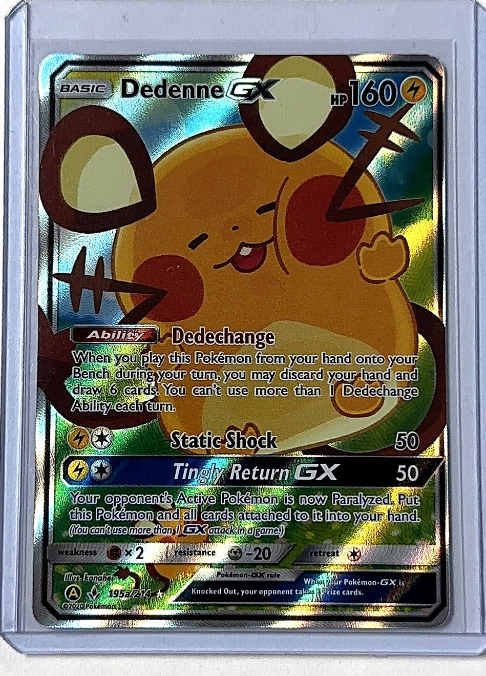 Dedenne GX - 195a/214 #195a/214 — front