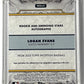 2025 Topps Inception Rookies And Emerging Stars Autograph Logan Evans #RESA-LE RC AUTO — back