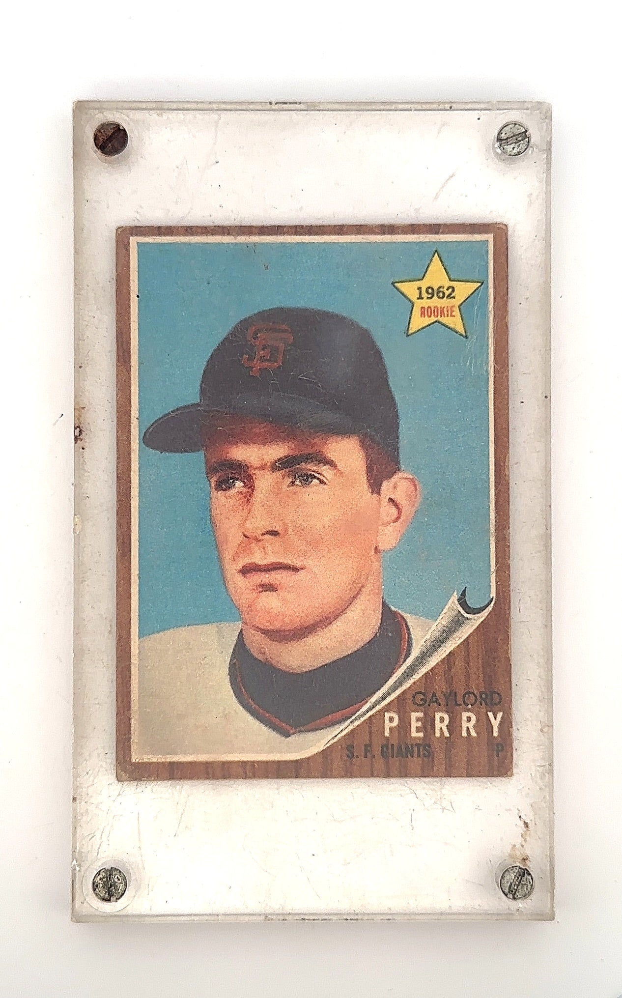 Gaylord Perry 1962 Rookie Topps 199 — front