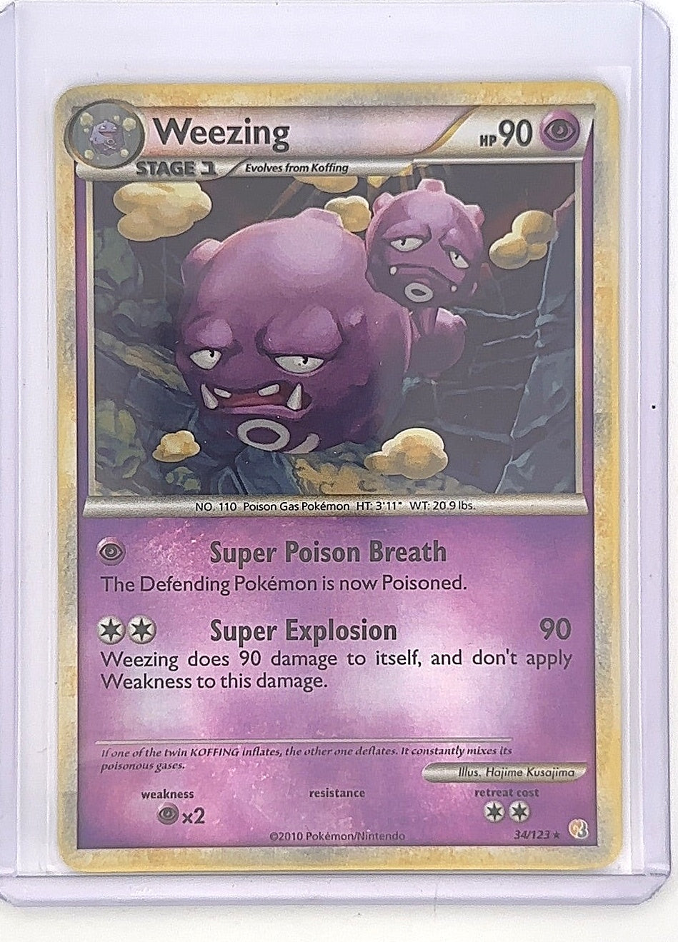 Weezing #34/123 — front