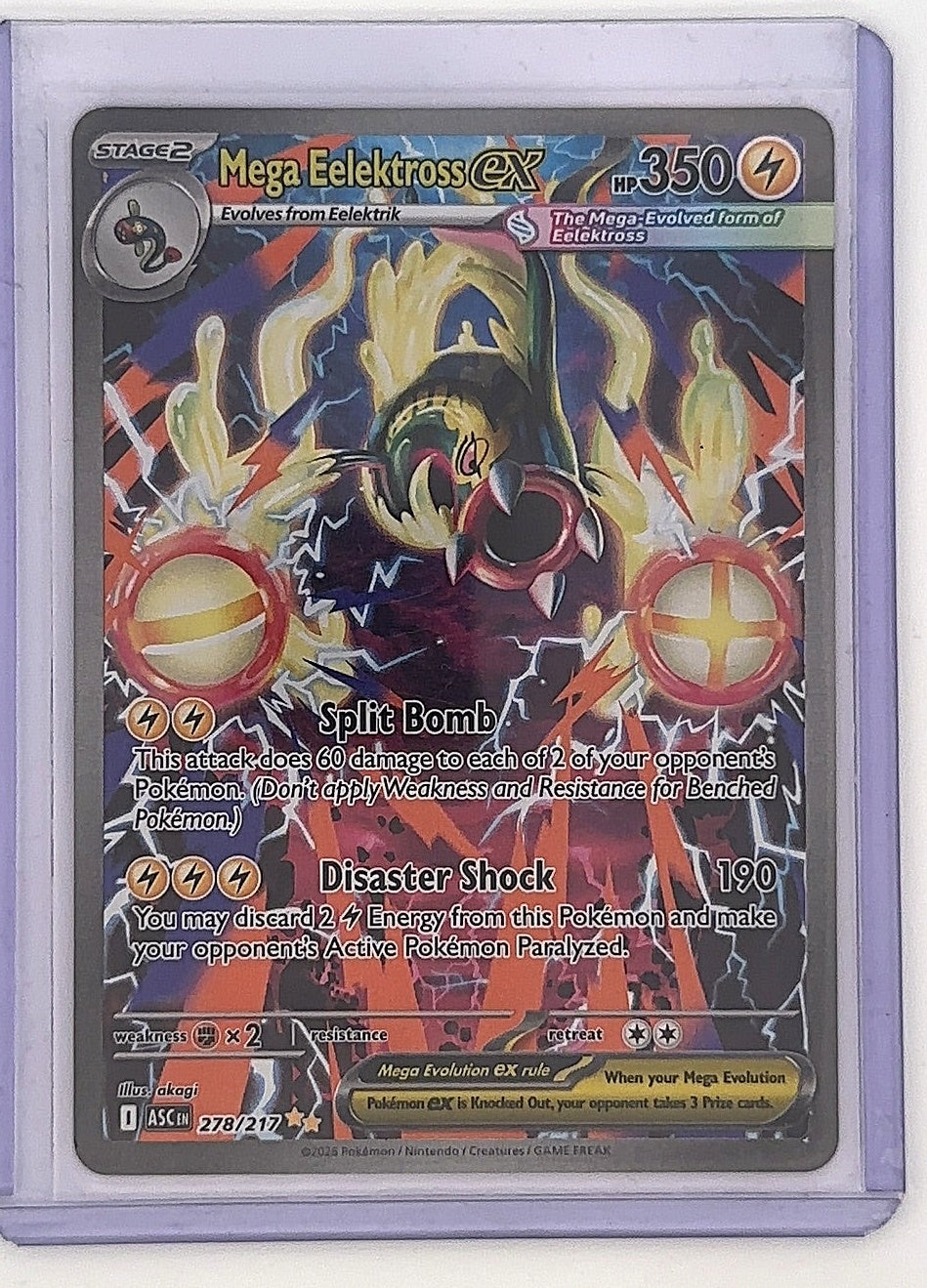 Mega Eelektross ex - 278/217 #278/217 — front