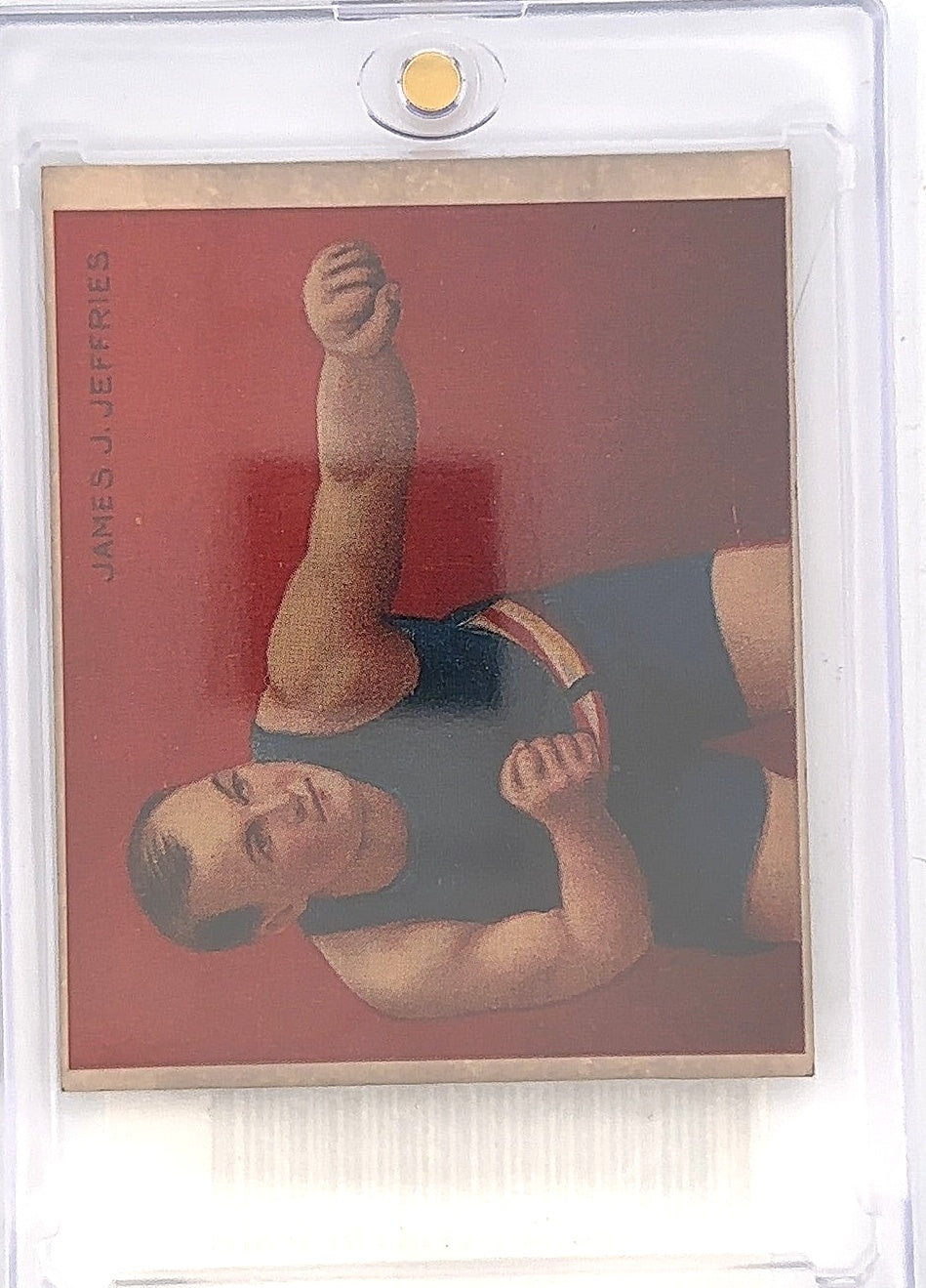 James J Jeffries 1910 Mecca Champion Athlete and Prize Fighter Series — front