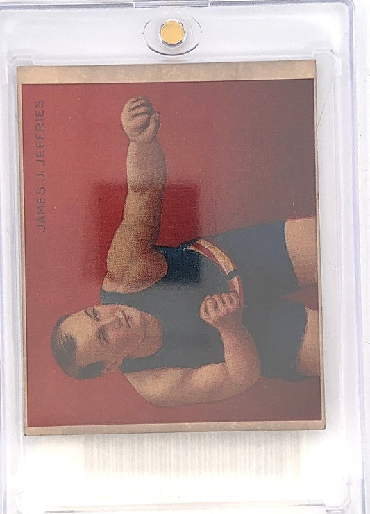 James J Jeffries 1910 Mecca Champion Athlete and Prize Fighter Series — front
