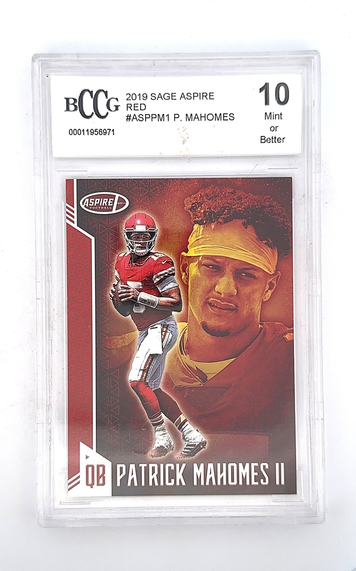 Patrick Mahomes II 2019 Sage Aspire ASP-PM-1 BGS PRISTINE 10 — front