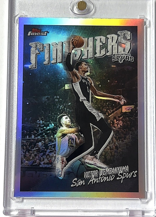 2025 Topps Finest Finishers Victor Wembanyama #FI-1 RC — front