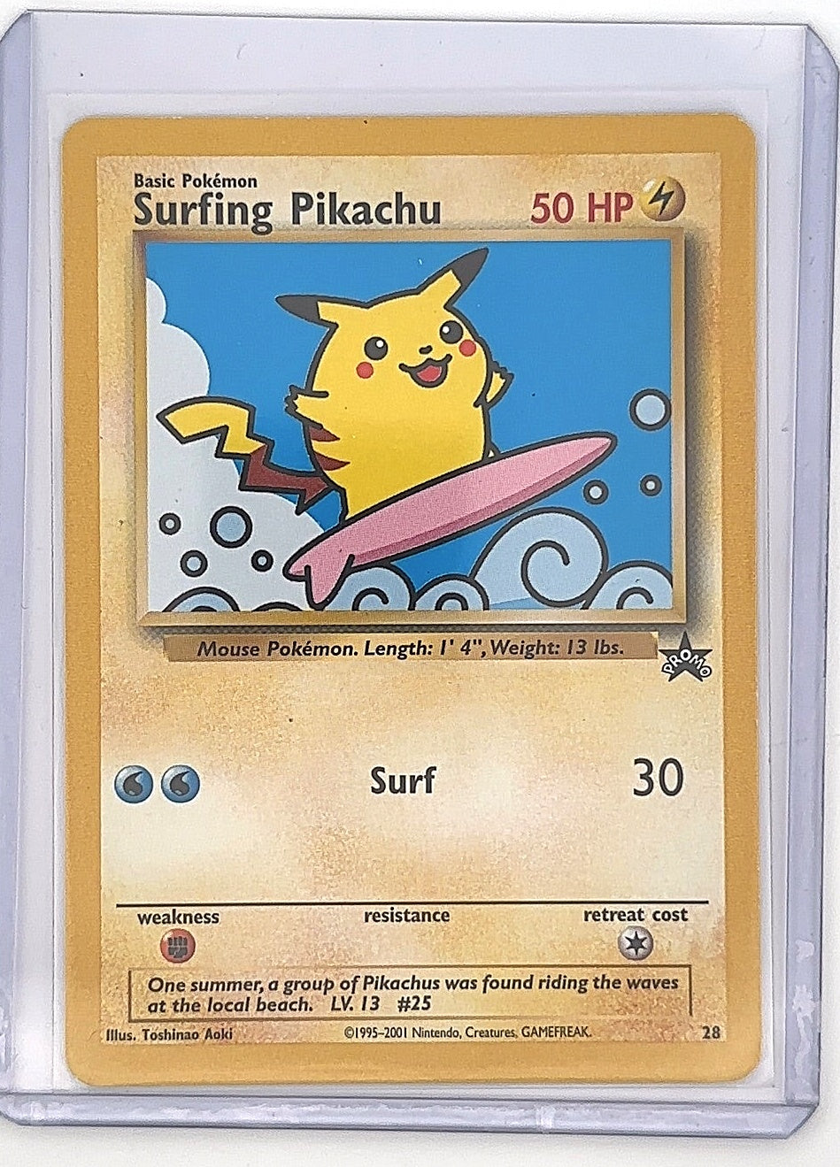 Surfing Pikachu #28/53 — front