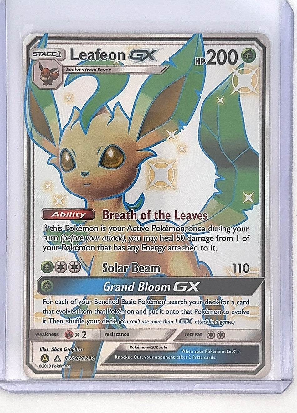 Leafeon GX #SV46/SV94 — front