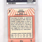 Shohei Ohtani 2018 Topps Heritage Rookie Performers PSA GEM MT 10 — back